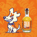 Griza ginger base 200 ml with 50% ginger, gift bottle, next to the Ginger Head mascot