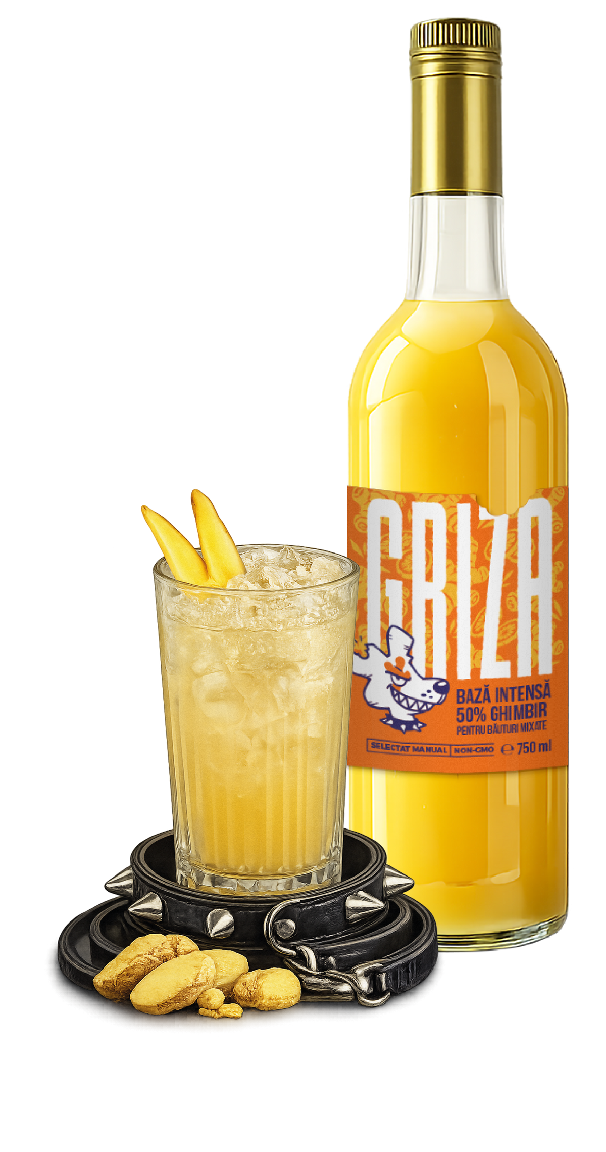 Sticlă de concentrat de ghimbir Griza pentru limonadă